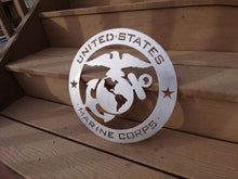 Load image into Gallery viewer, US Military Service Branch Logo&#39;d Aluminum Metal Signs - Home Wall Decor 
